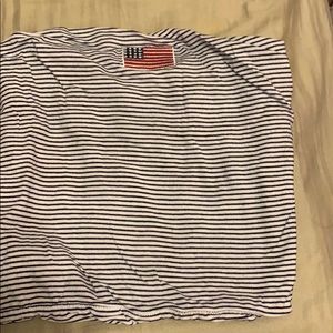 Crop top American flag